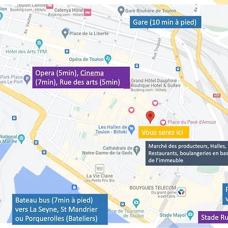 Spacious T2 Near The Halles And The Harbour Apartment